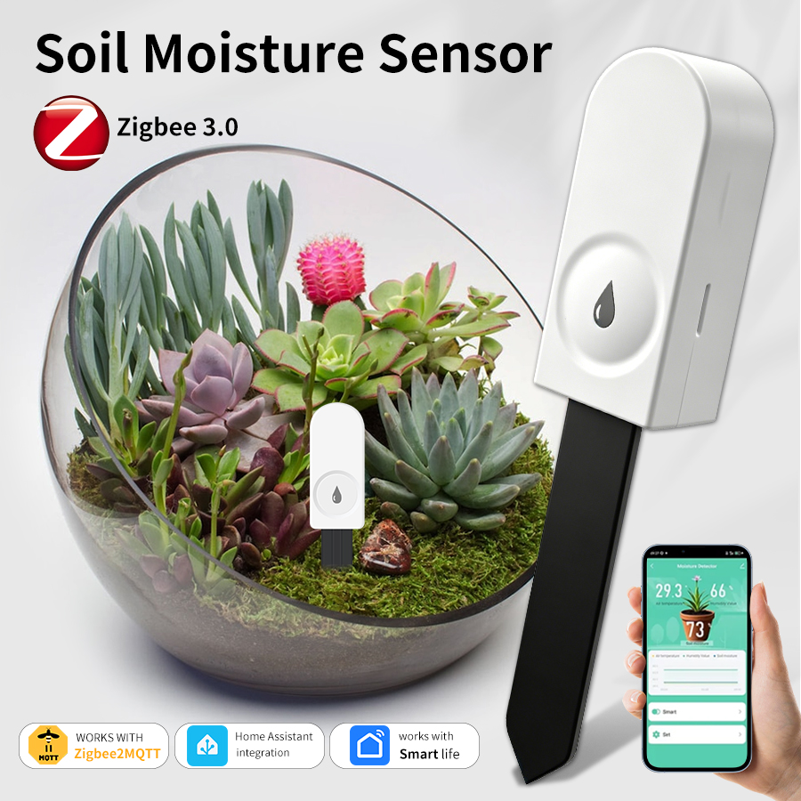 Smart Garden Zigbee - Akıllı ZigBee Toprak Nem Sensörü Sıcaklık