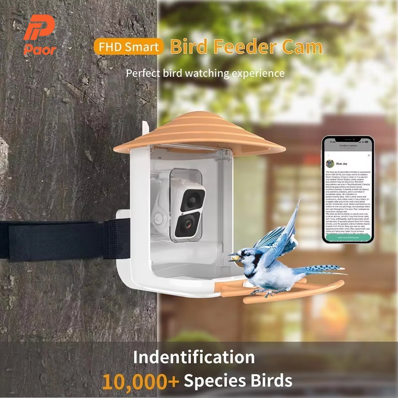 Smart Garden Ai - 2L IP66 AI Akıllı Kuş Besleyici,
