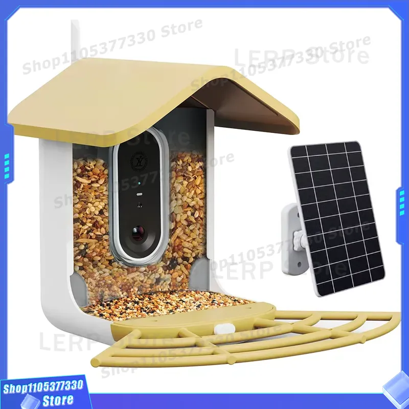 Smart Garden Ai - Güneş Enerjili Kuş Besleyici Kamera 2K