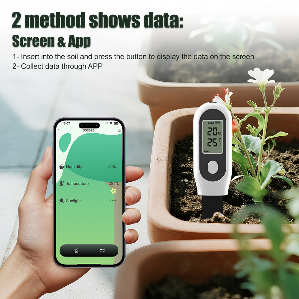 Smart Garden Zigbee - 3'ü 1 Arada Toprak Test Cihazı