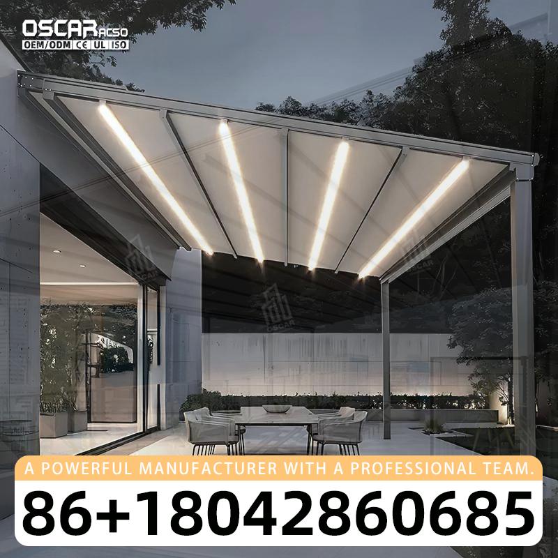 Smart Garden Electric Pergola - Akıllı Çatıya Sahip Su Geçirmez Açık