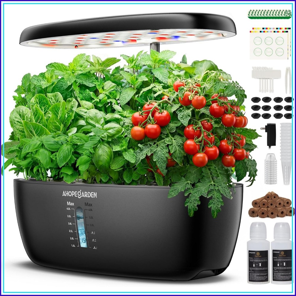 Hydroponic Grow Pod - 12 Bölmeli LED Büyütme Işıklı Hidroponik