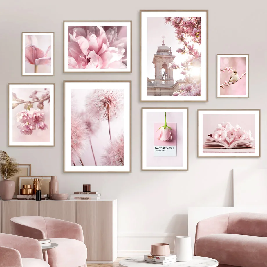 Smart Garden In Home - Bahar Pembe Gül Şakayık Sakura Karahindiba