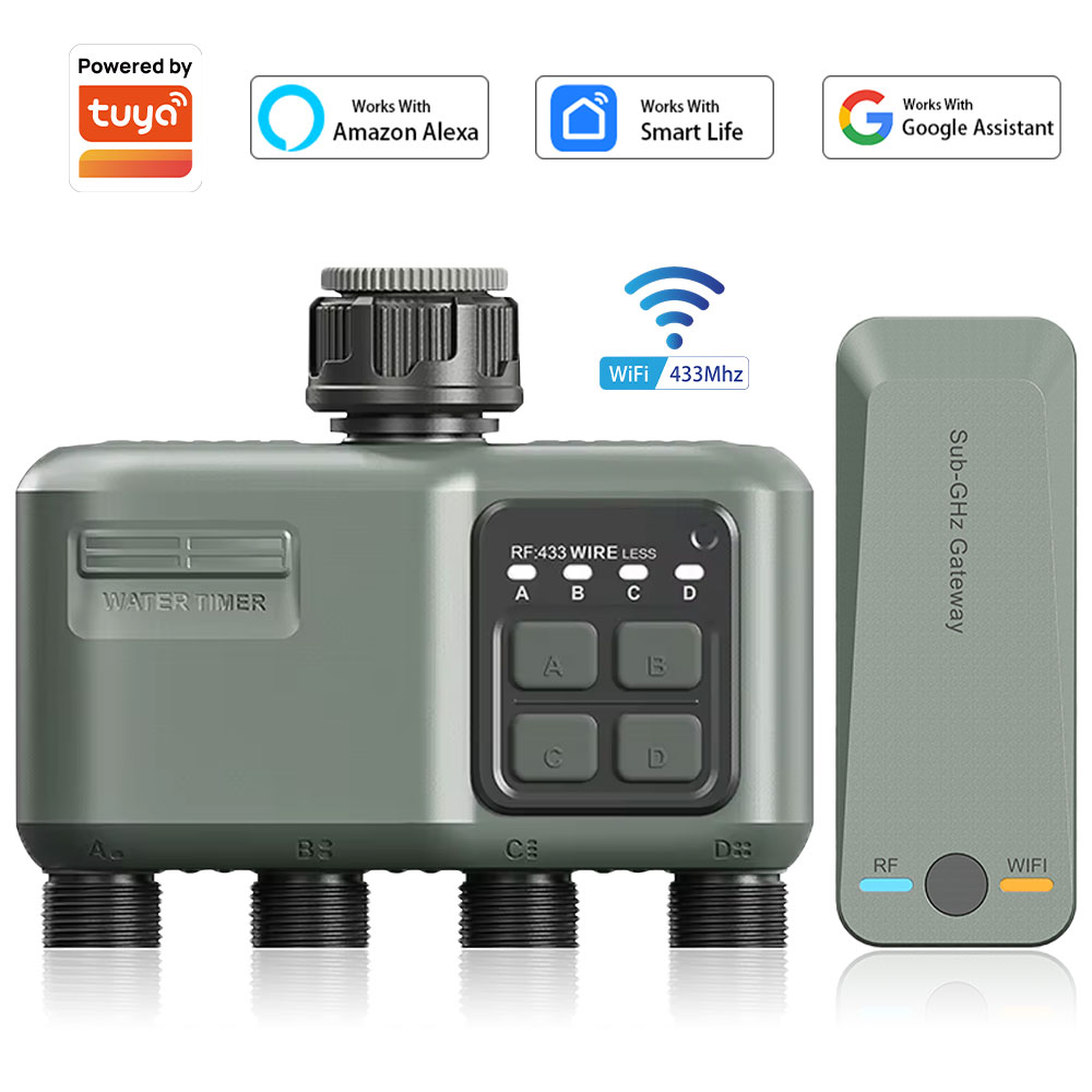 Smart Garden Herb - Bahçe Hortumu için 4 Çıkışlı Programlanabilir