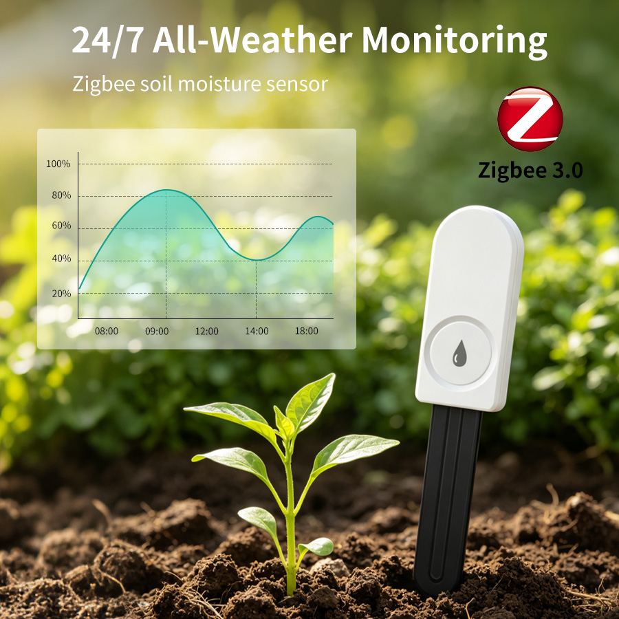 Tuya Zigbee3.0 Toprak Nem Sens - Smart Garden Zigbee incelemesi ve fiyatı