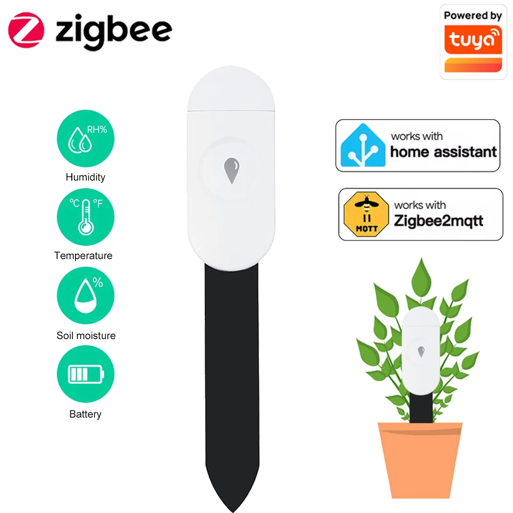 Tuya Zigbee Sıcaklık Nem Nem D - Smart Garden Zigbee incelemesi ve fiyatı