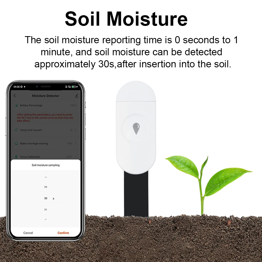 Tuya Zigbee Sıcaklık Nem Nem D - Smart Garden Zigbee incelemesi ve fiyatı