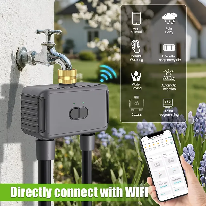 WAP01 WiFi APP Kontrollü Çift  - Smart Garden Timer incelemesi ve fiyatı