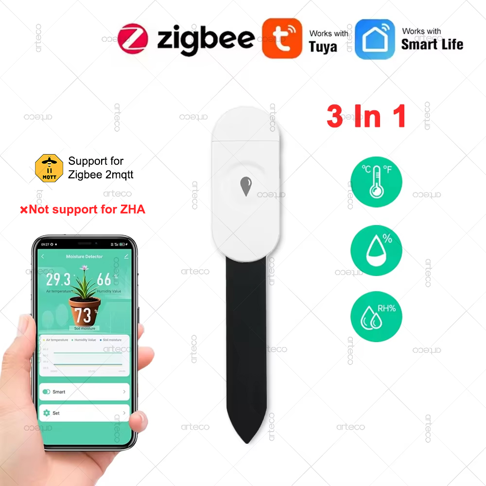 Tuya Zigbee Sıcaklık Nem Dedek - Smart Garden Zigbee incelemesi ve fiyatı