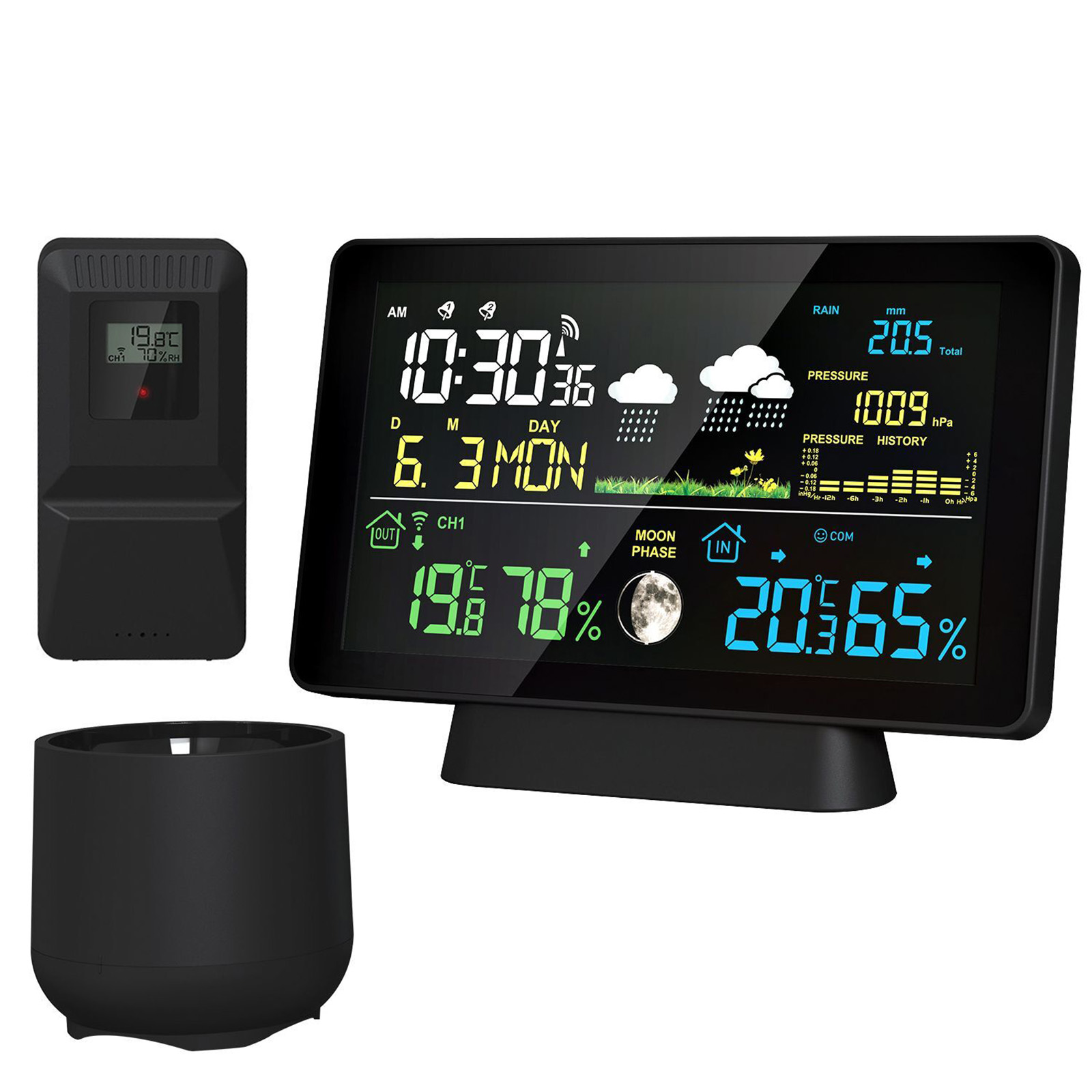 İç Mekan/Dış Mekan Kablosuz Ha - Garden Weather Station incelemesi ve fiyatı